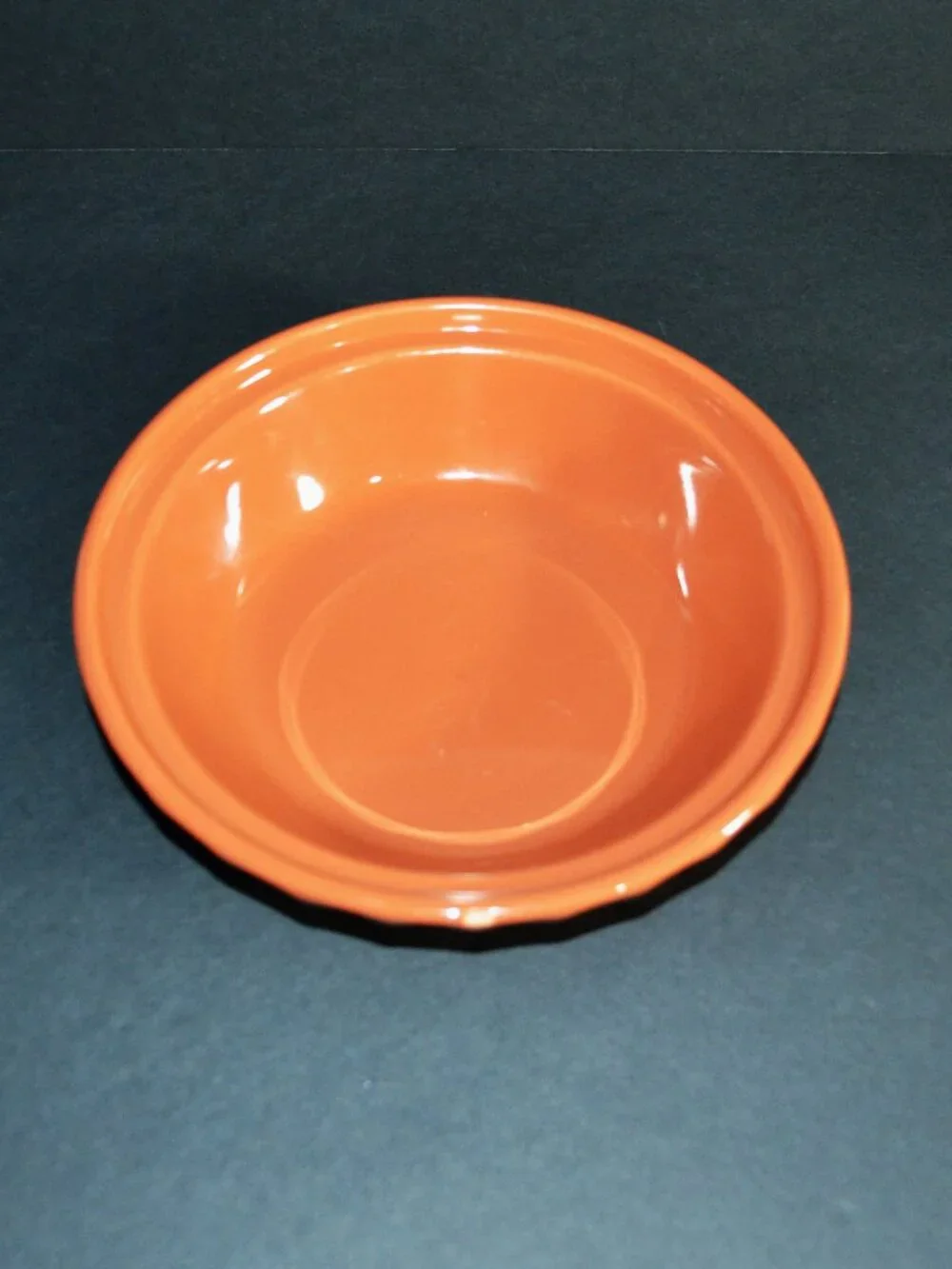 Longaberger Woven Traditions Small Bowl Paprika Glaze Kitchen Serveware